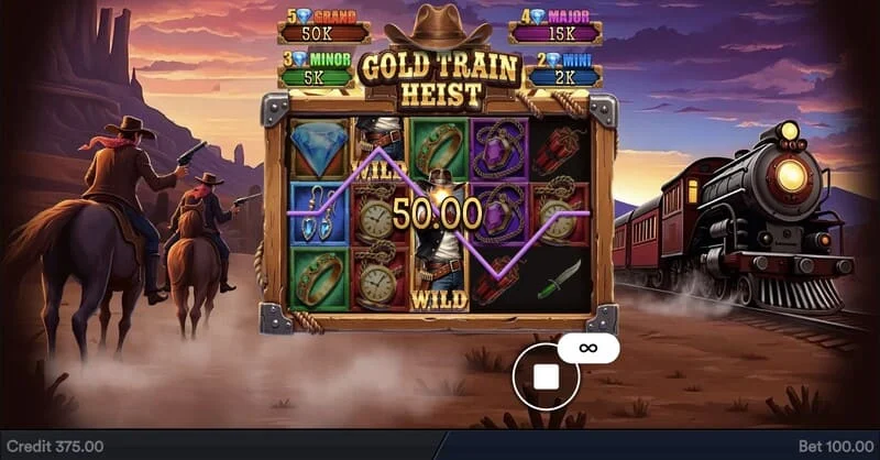 Gold Train Heist — izmaksu tabula un monētu vērtība
